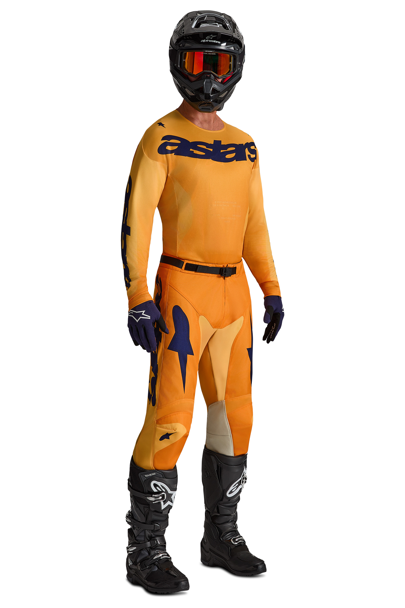 Crossbukser Alpinestars Racer Amber