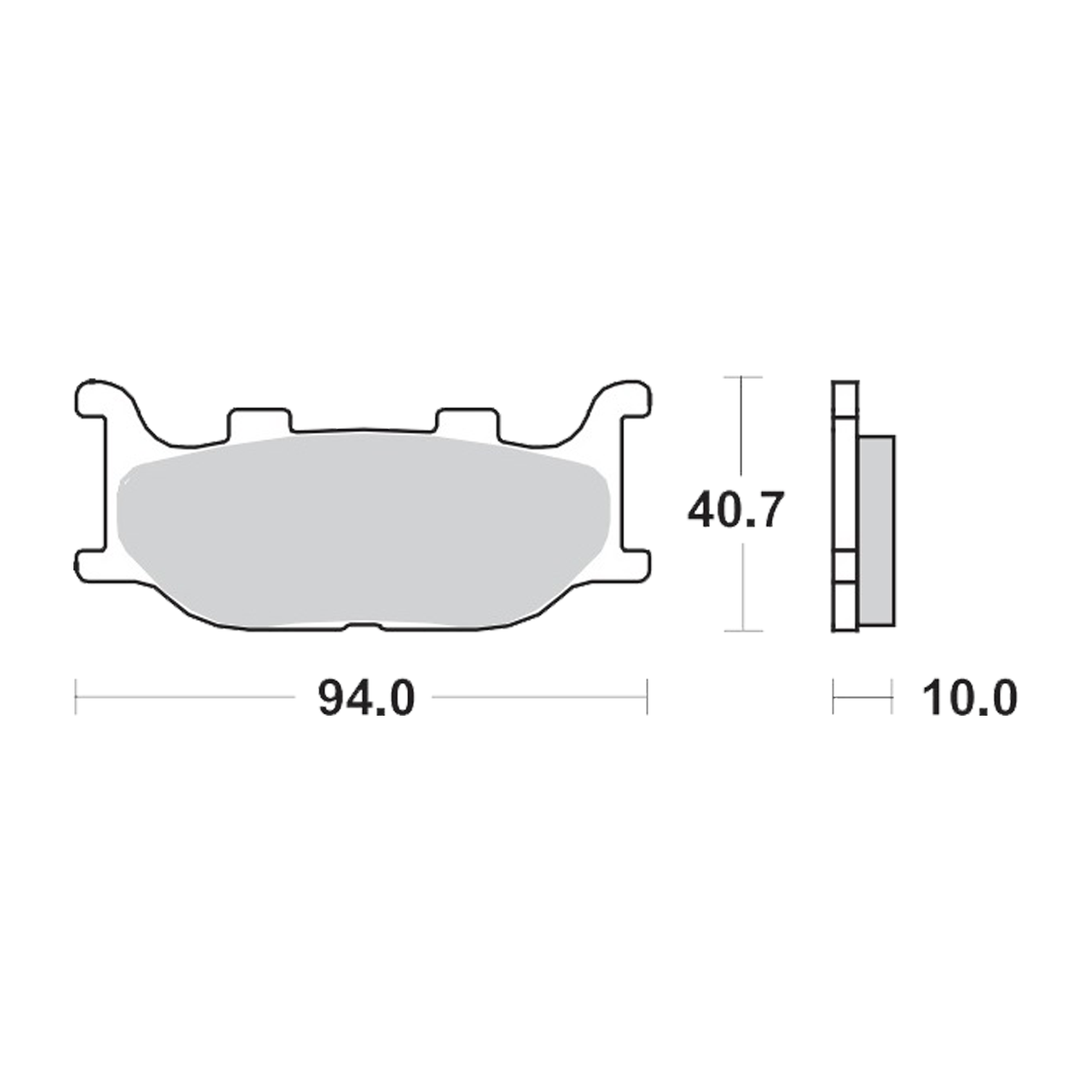 Moto-Master RoadPro Ceramic Front Brake Pads