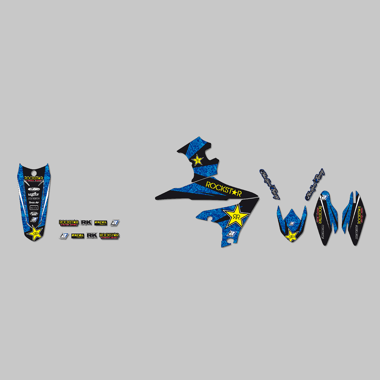 Blackbird Rockstar Energy Decal Kit