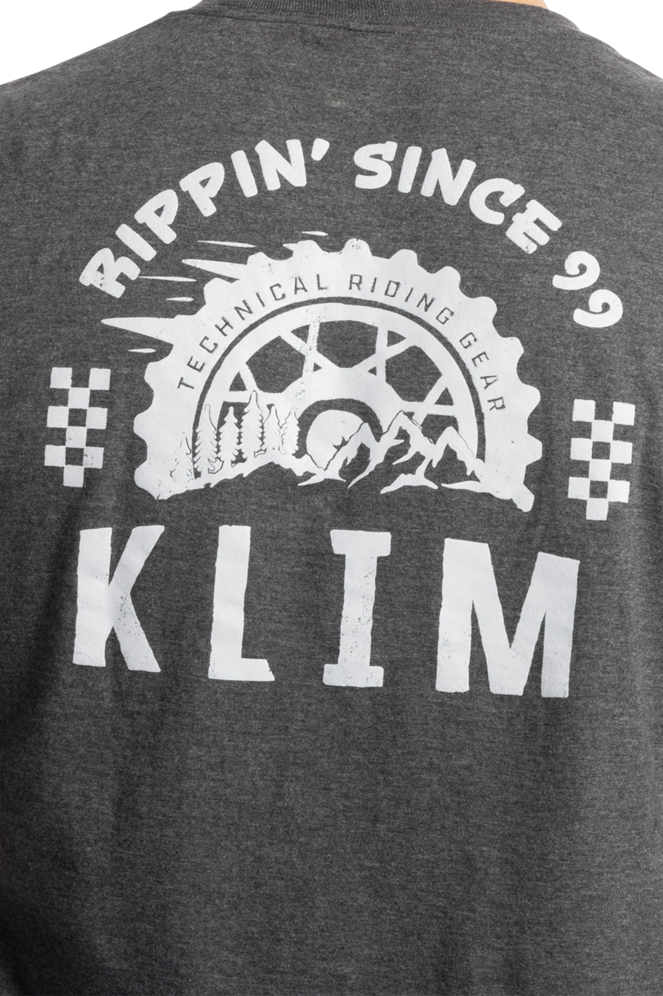 Camiseta Klim Rippin' Tri-Blend Jaspeada Talle Alto