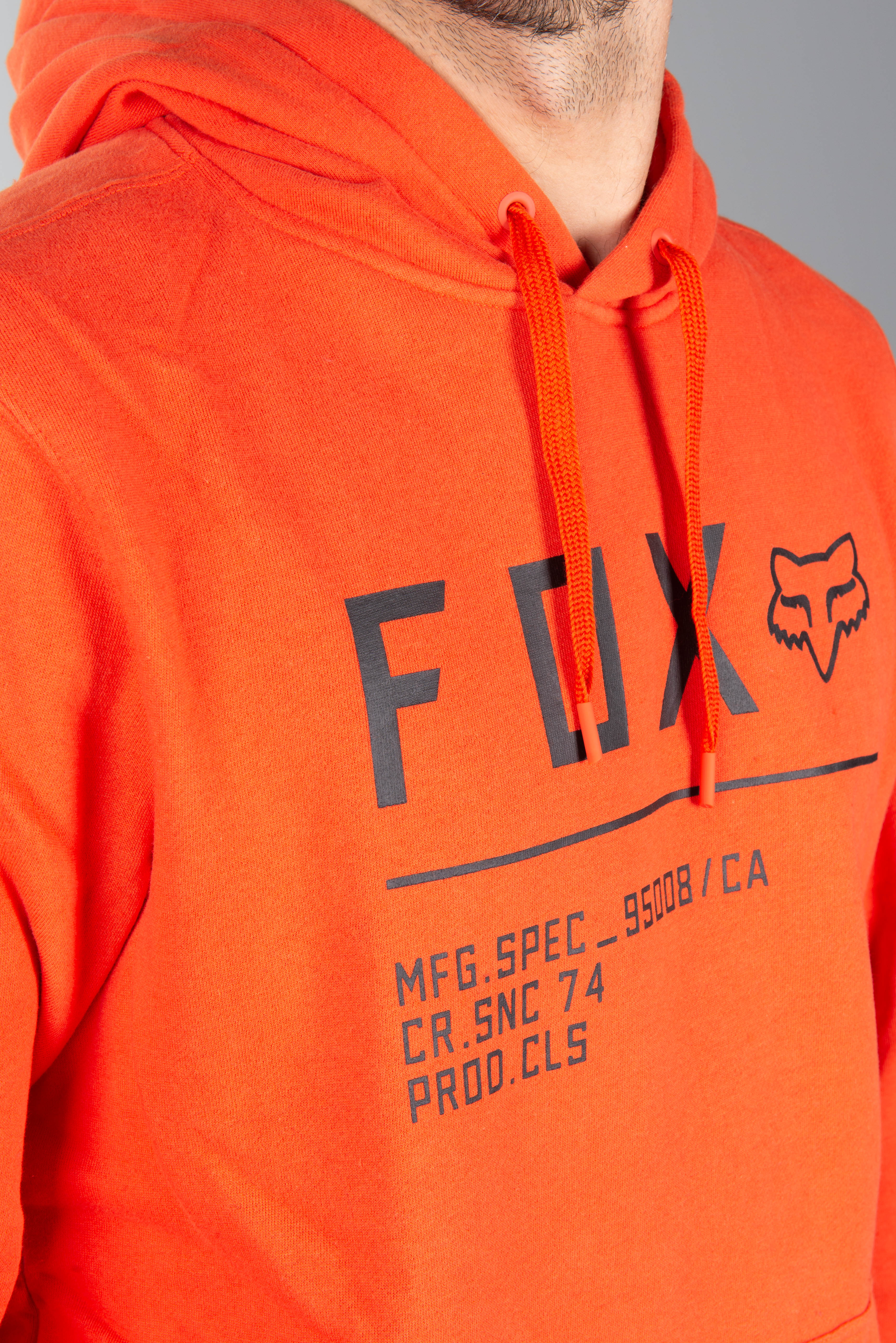Fox Racing non stop homme sweat à capuche-Automatique Orange Toutes Les Tailles