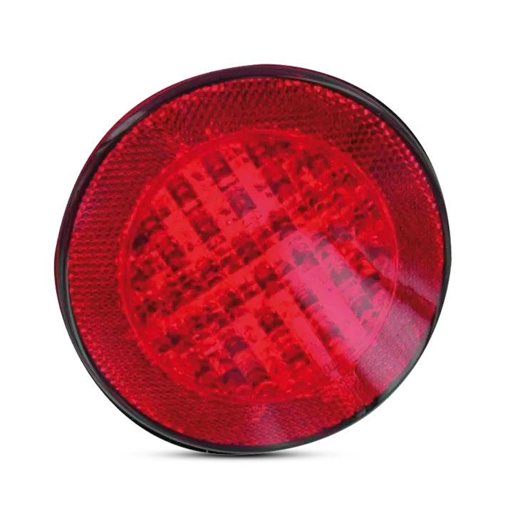 Reflector V-Parts 55 mm Rond Rood
