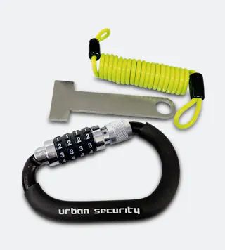 Cadeado de Combinação para Capacete URBAN + Cabo
