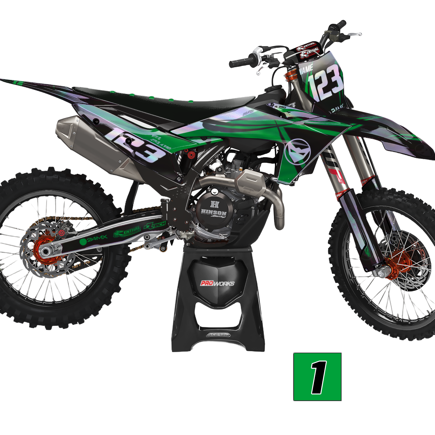 Kit De Adhesivos Personalizado 24MX Holo Shadow
