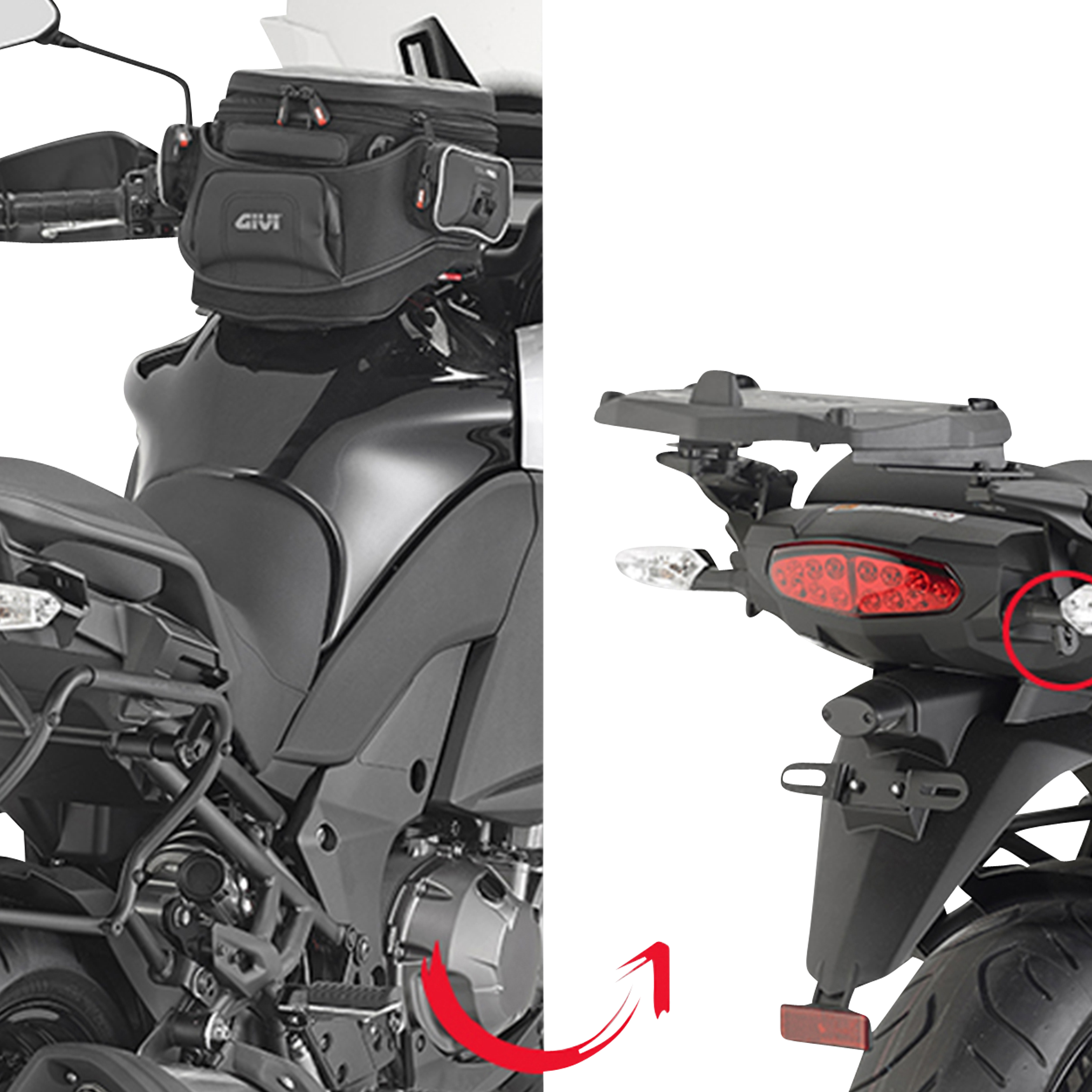 Soporte Givi Monokey Específico Modelo Liberación Rápida