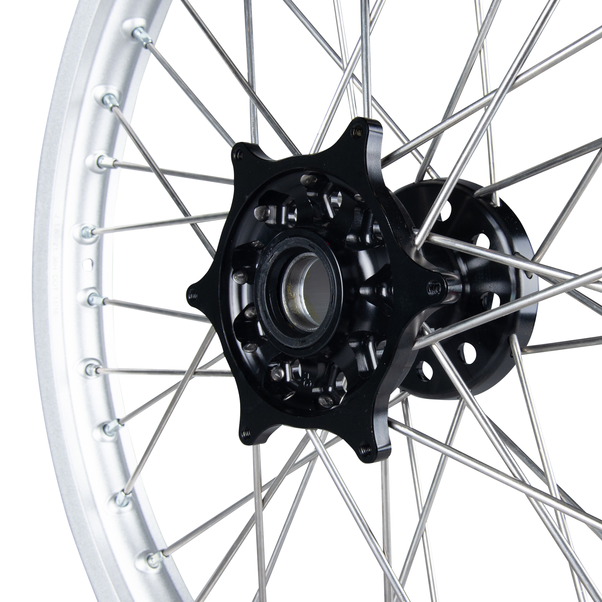 Twenty MX Front Wheel Silver-Black 21"