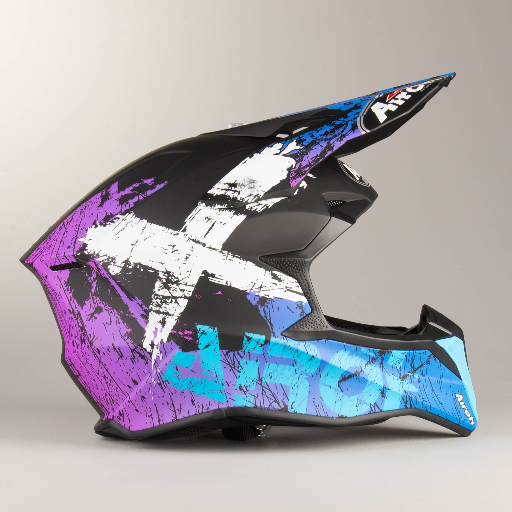 purple mx helmet