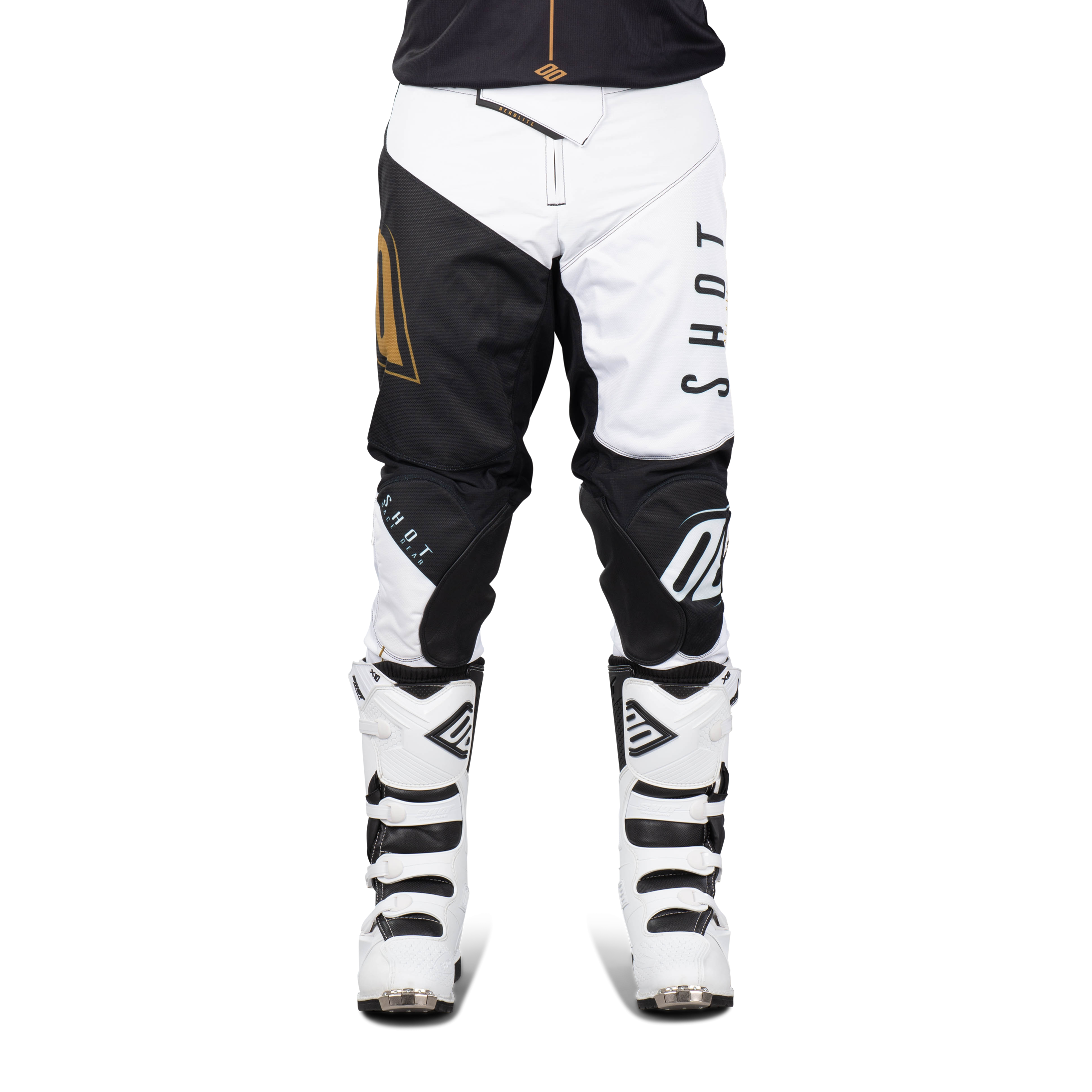 black and gold camouflage pants