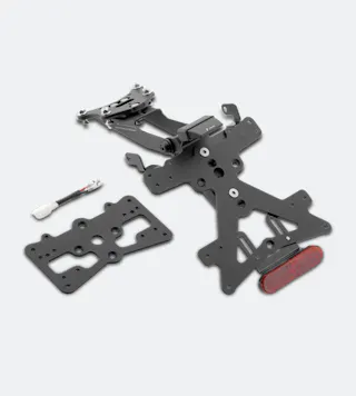 Kennzeichenhalter-Set Rizoma Fox Schwarz