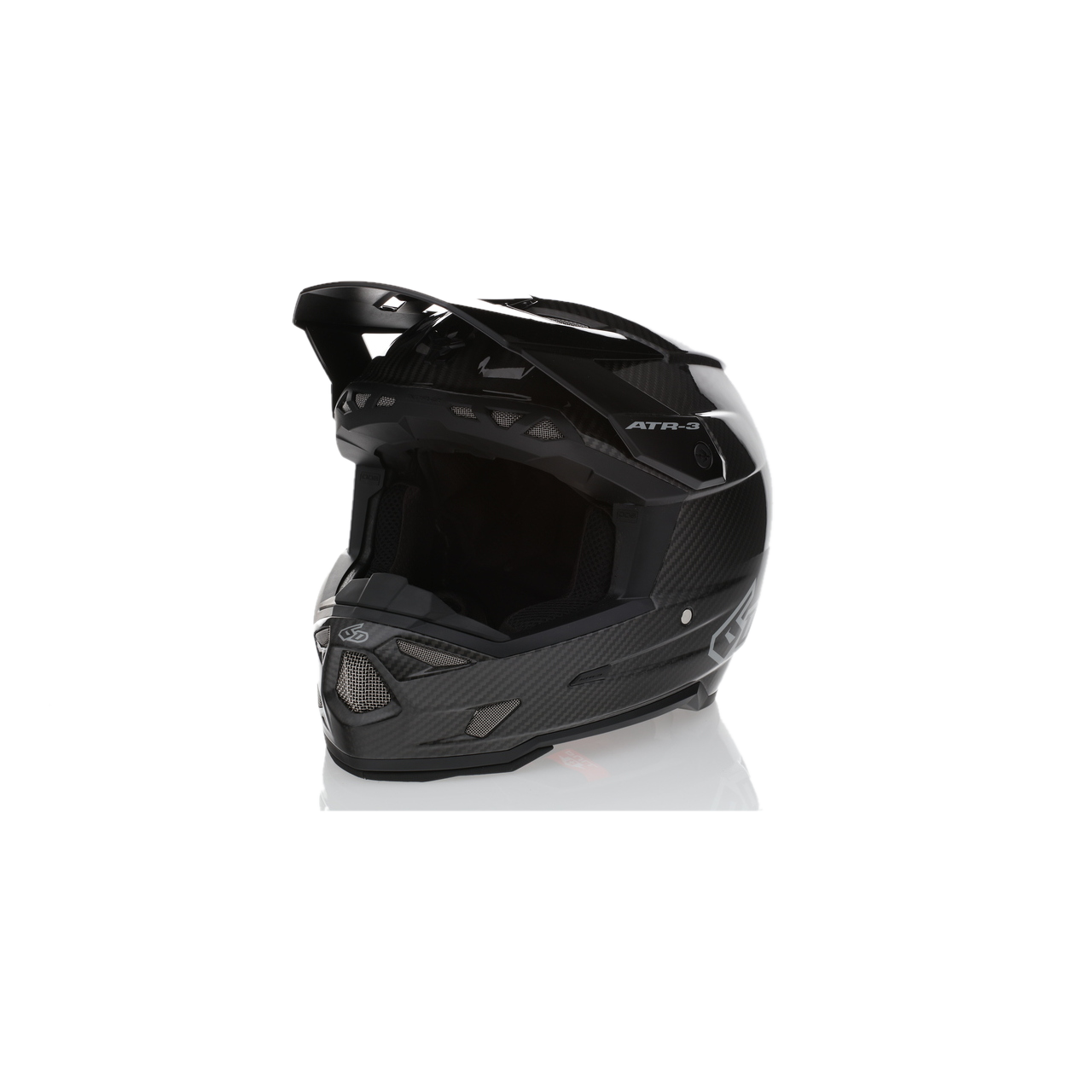 Casco MX 6D ATR-3Y Joven Sólido FIM