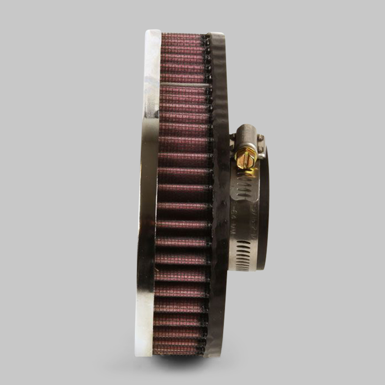 K&N Universal Air Filter Oval Chrome