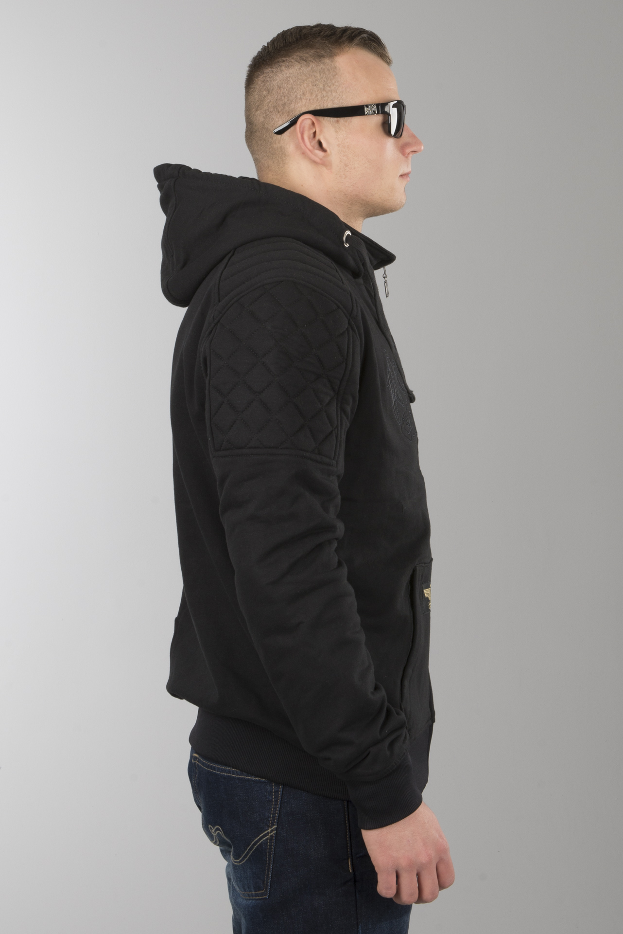West Coast Choppers Aramid Por Vida Riding Hoodie
