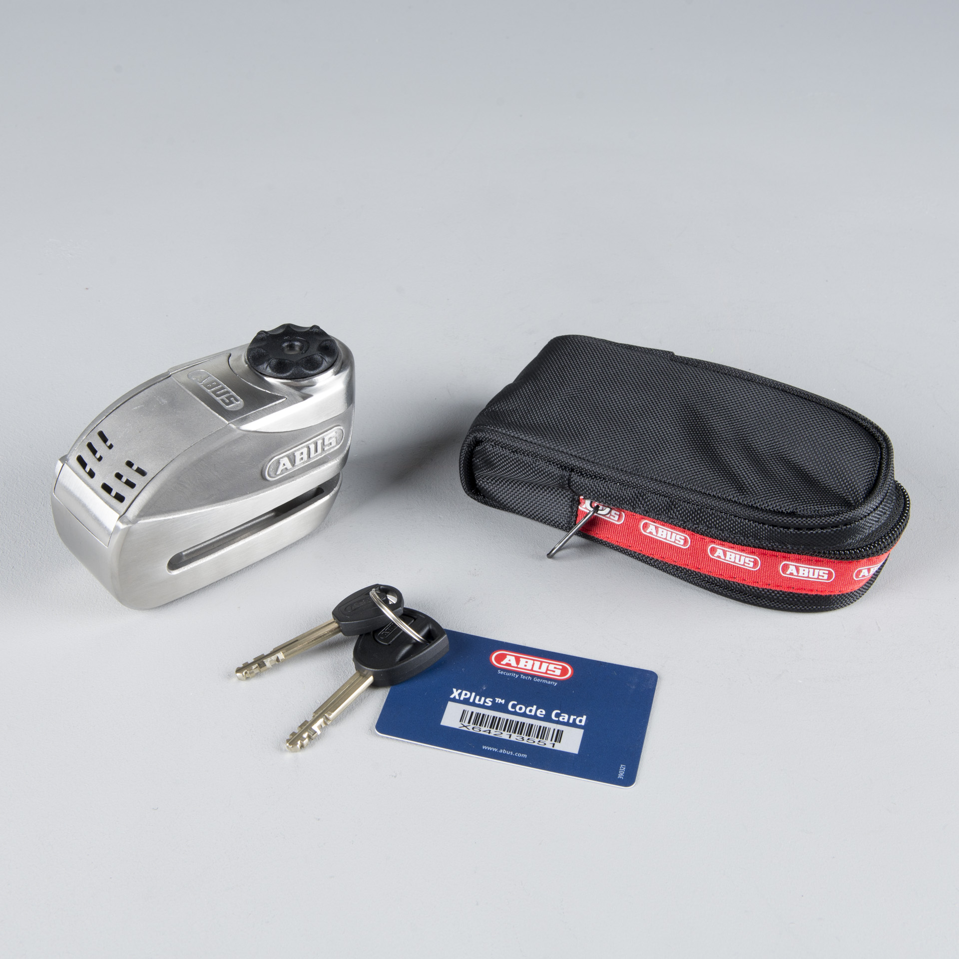 ABUS Granit Detecto 8008 2.0 Brake Disc Lock with Alarm