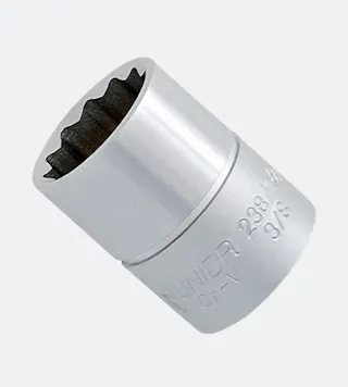 Unior 3/8" 12-Point Socket