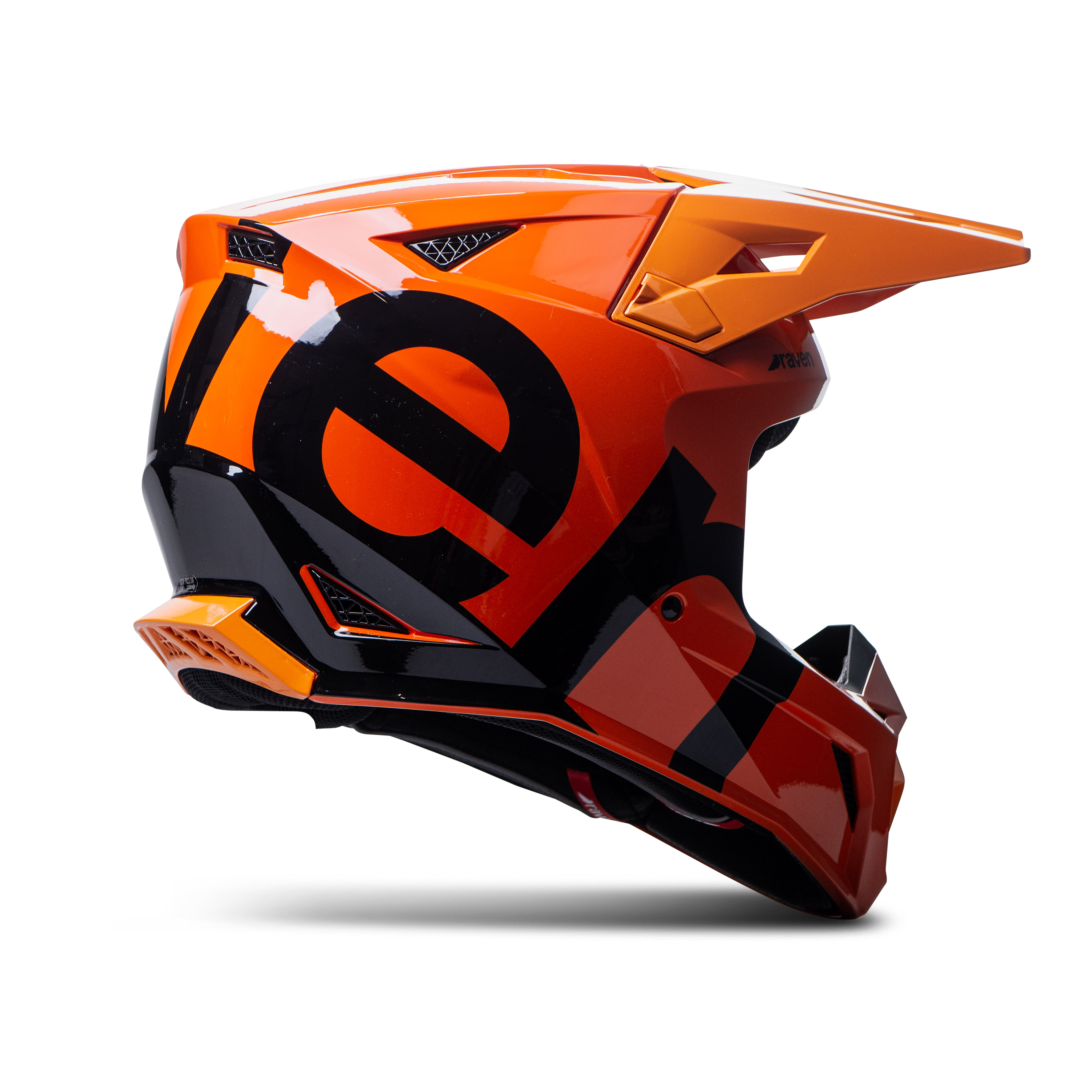 Casco de MX Raven Onyx