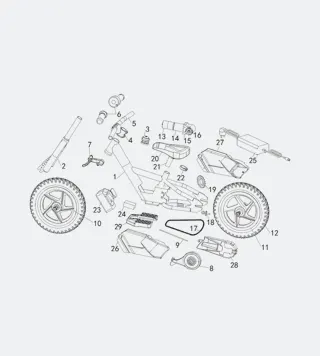 Náhradní Díly Balančního Motocyklu Amped A10