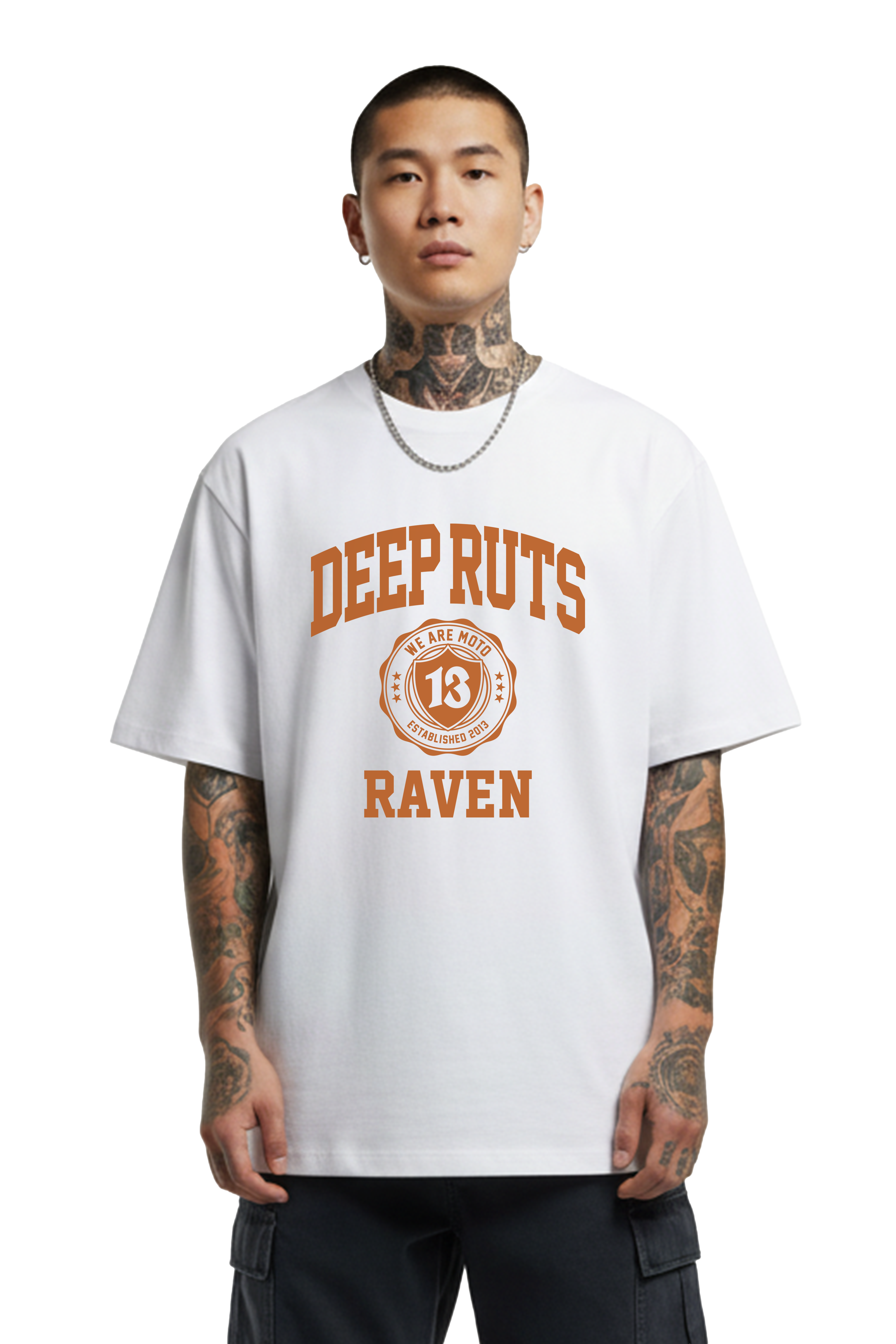 Raven Deep Ruts Oversize T-Shirt