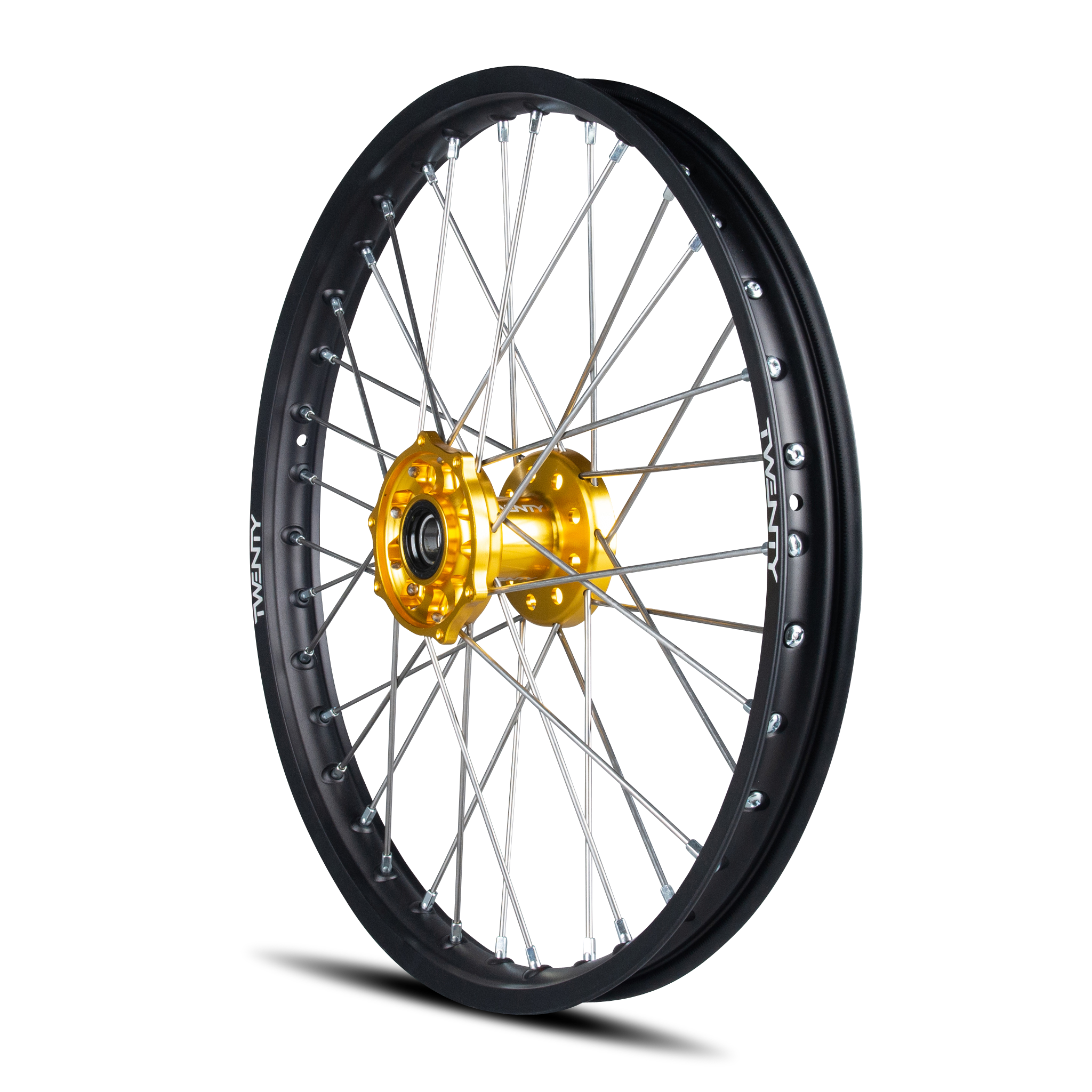 Twenty MX Front Wheel Black-Gold 21"