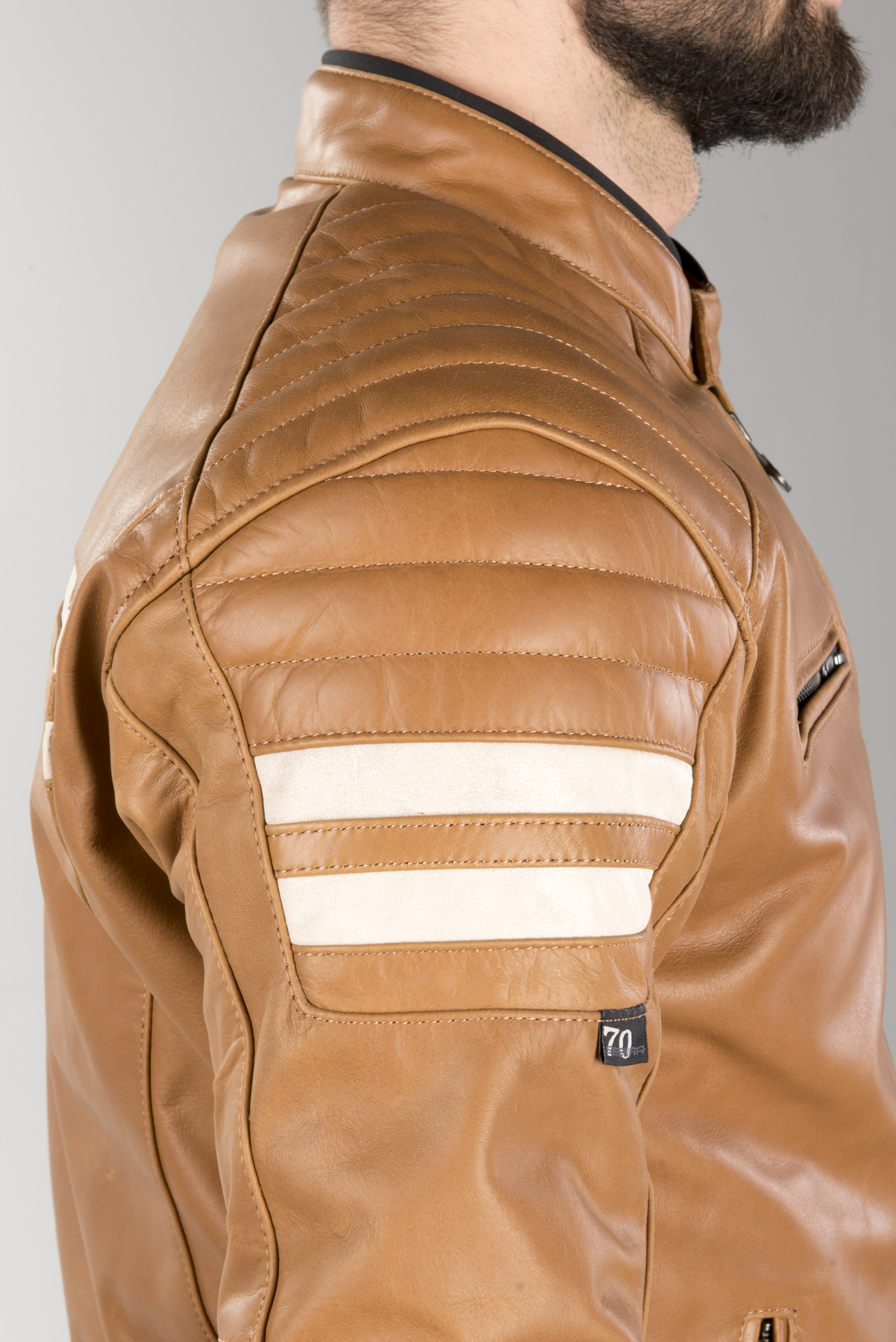 MC Jakke Segura Stripe Brun Beige Nå 6% Du sparer xlmoto.no MC Jakke Segura Stripe Brun Beige Nå 6% Du sparer xlmoto.no