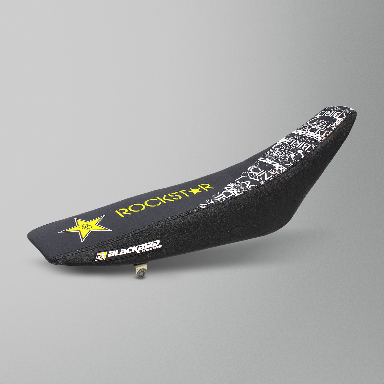 Blackbird Rockstar Energy Complete Decal Kit with Seat Cover Yellow Black