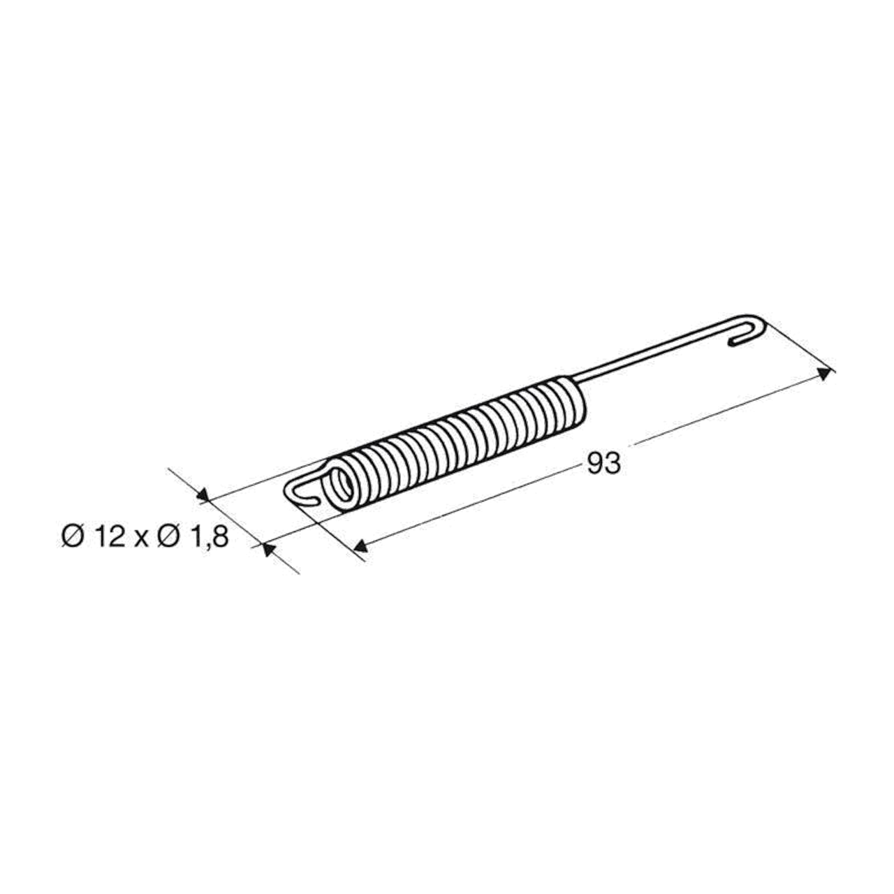 Buzzetti Side Stand Spring