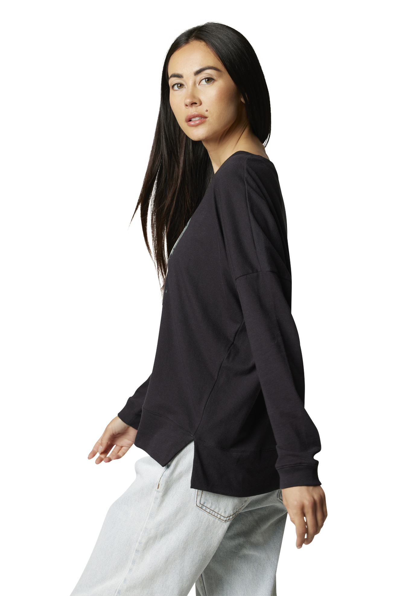 Camiseta Mujer FOX Detonate Knit Top Manga Larga