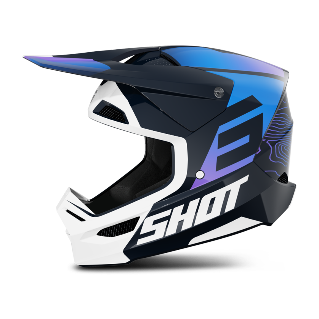 Casco de Cross Shot Furious Kid Apex