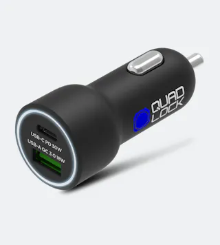 Doppel 12 V Auto-Ladegerät Quad Lock