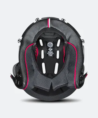 Forro de Casco de Moto Nolan N40-5 GT Negro-Rojo