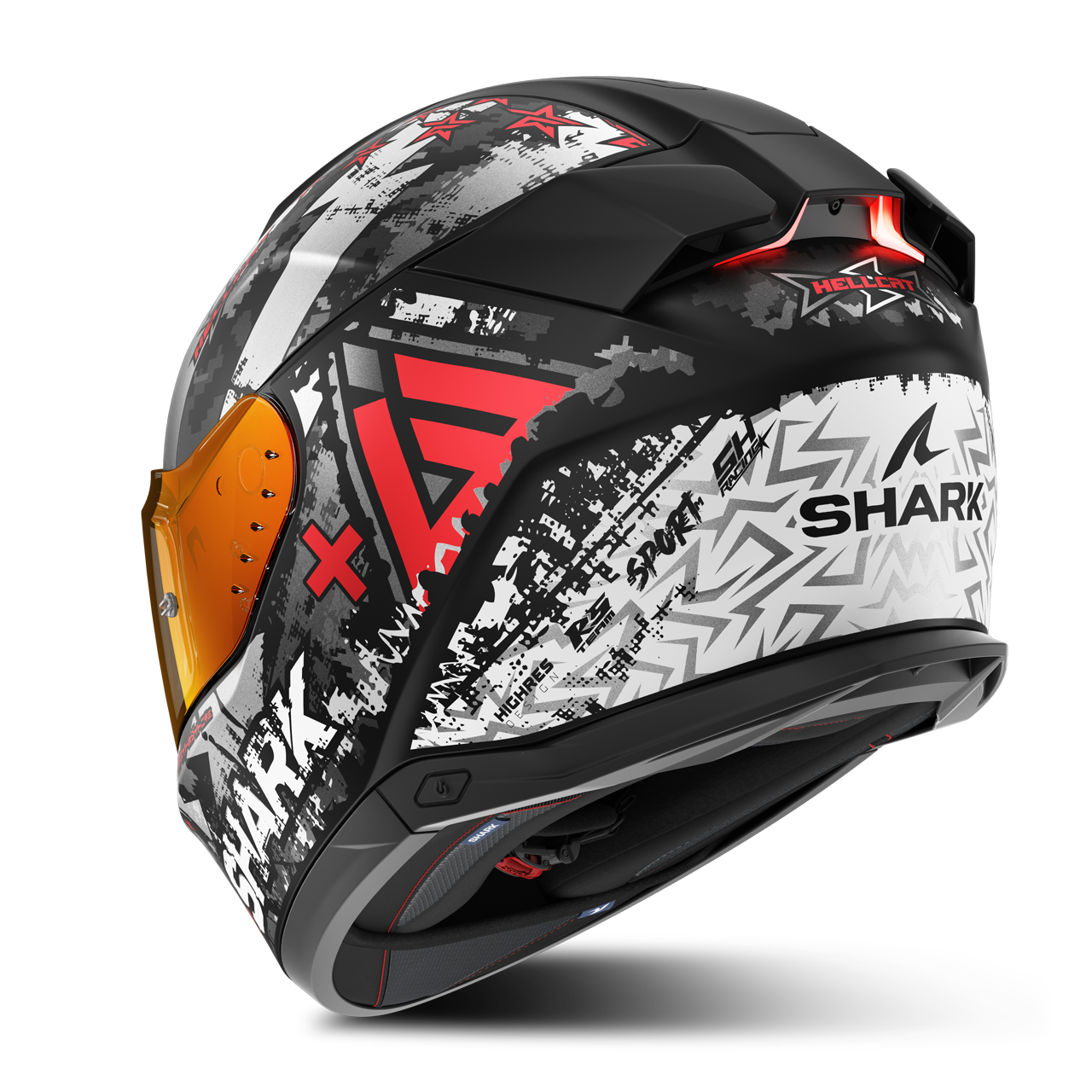 haluc❤ Shark Skwal i3 Hellcat Mat Full Face Helmet | 24MX
