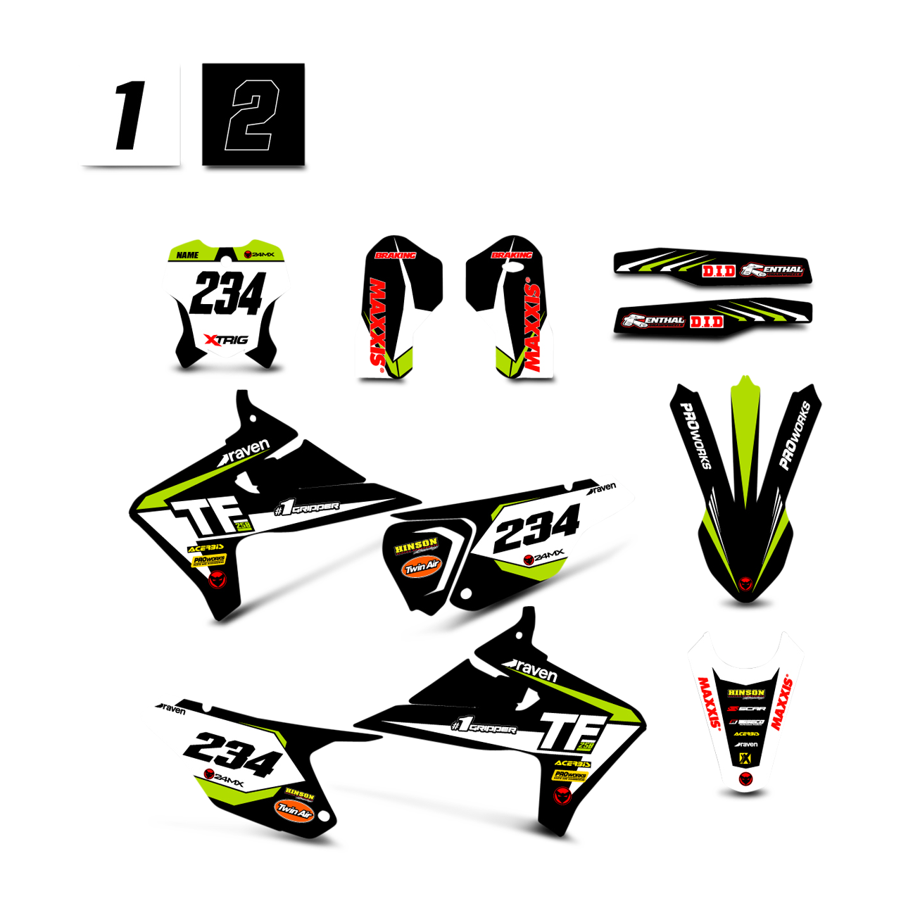 24MX Triumph FCT Decal Kit