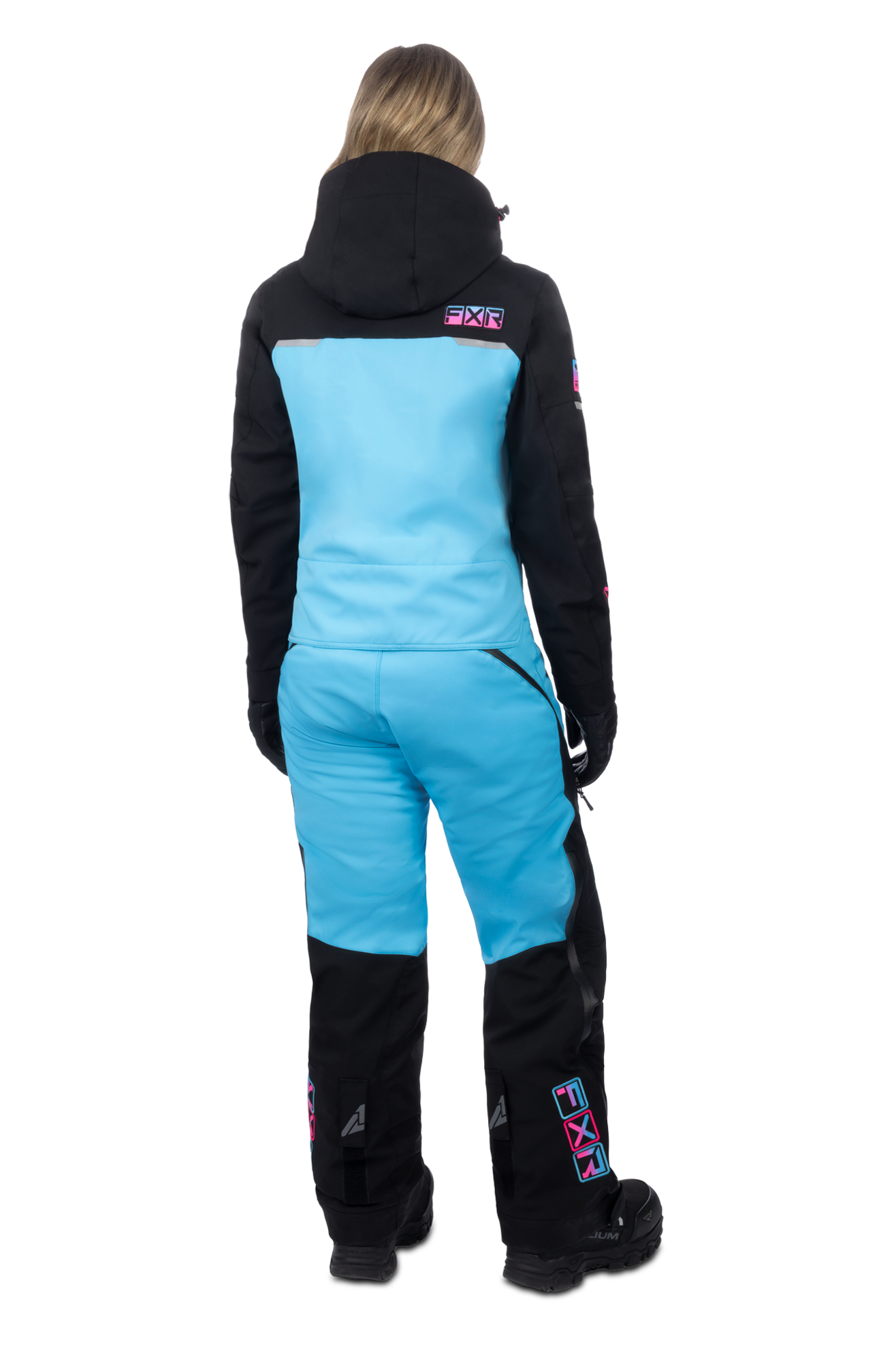 FXR Maverick F.A.S.T. Insulated Monosuit Women Muted Grape Fade