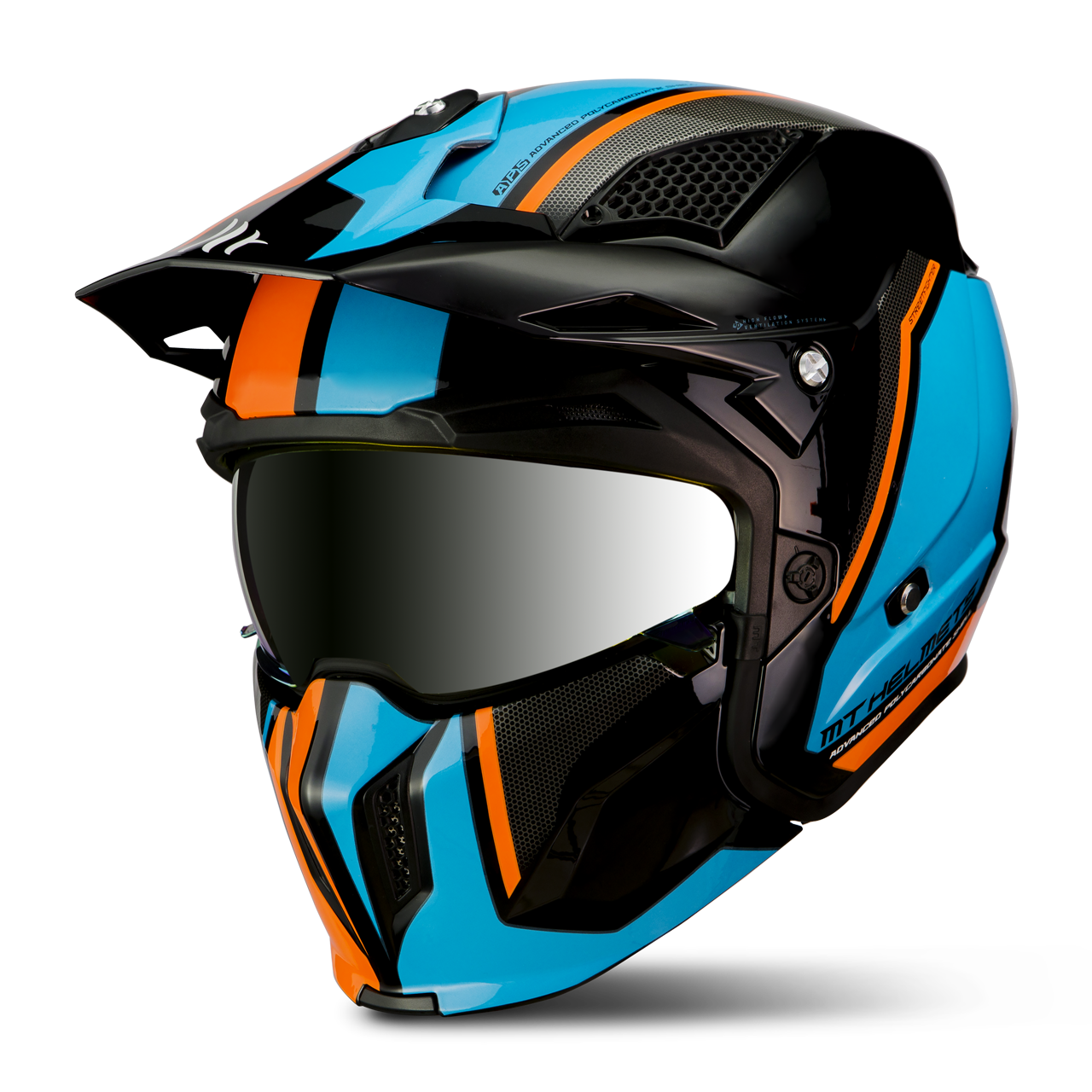 Modulaire Helm MT Streetfighter SV Twin Neon