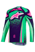 Deep Purple Green Pink Fluo