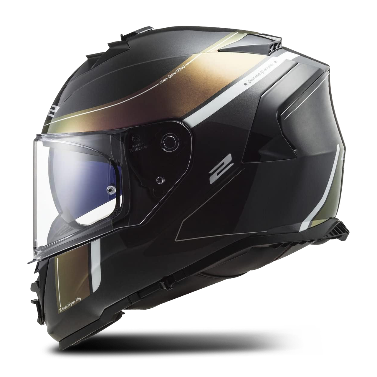Casco Integral LS2 FF800 STORM Aterciopelado-Arcoíris