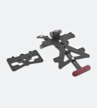 Kennzeichenhalter-Set Rizoma Fox Schwarz