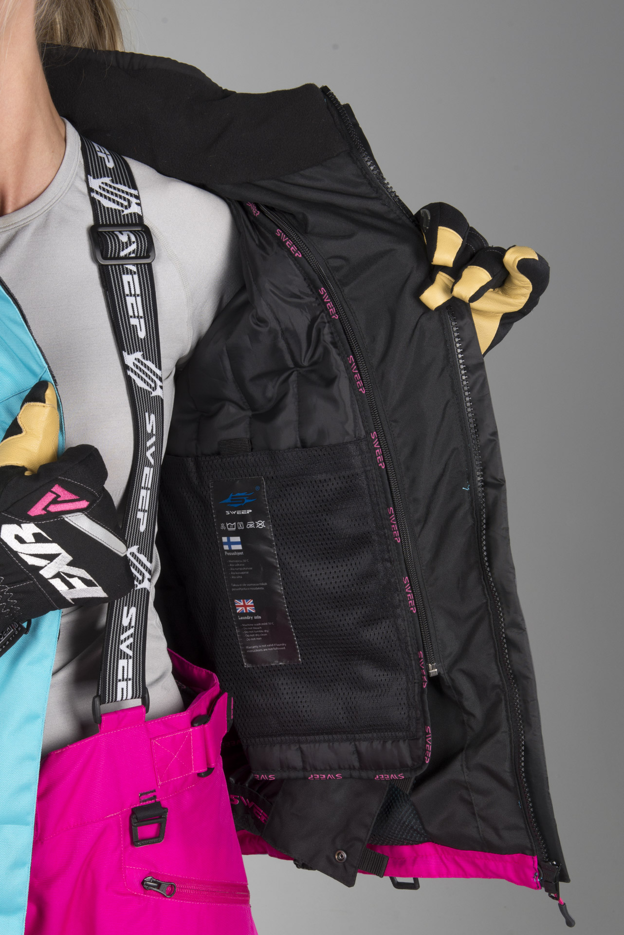 Jakke Sweep Blizzard Dame Blå Rosa Nå 20% Du sparer Jakke Sweep Blizzard Dame Blå Rosa Nå 20% Du sparer