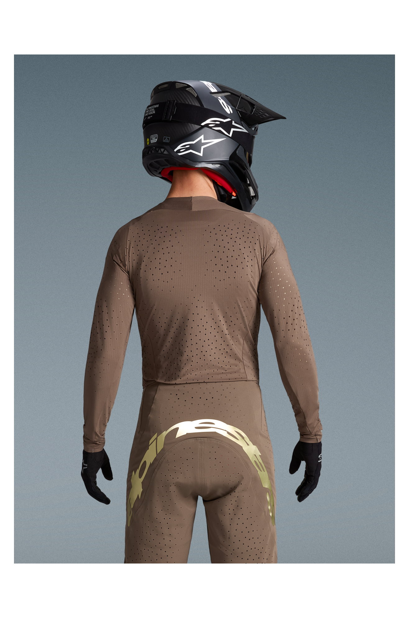 Alpinestars Limited Edition Supertech Air Gold MX Jersey