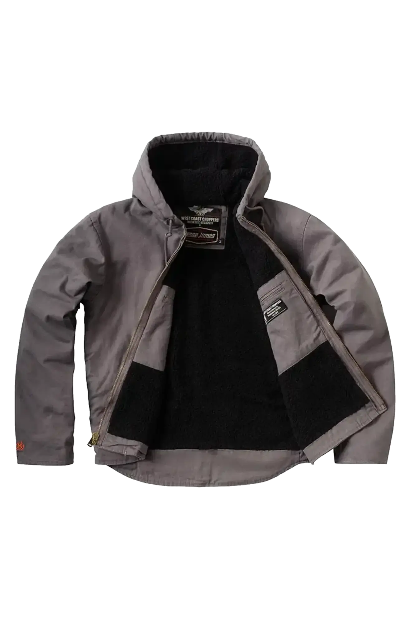 West Coast Choppers Heavy Duty Sherpa Lined Canvas Work Jacket