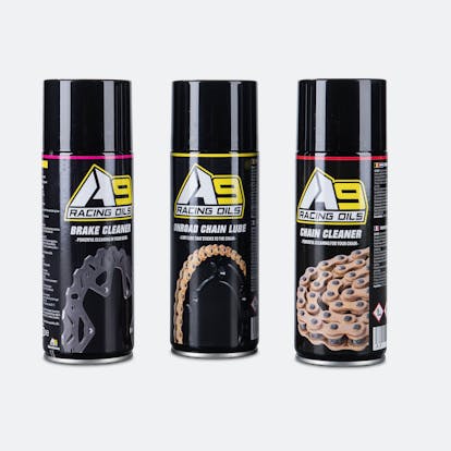 A9 Racing 3-Pack A9 Racing Chain Lube, Chain Cleaner & Brake Cleaner - Now  33% Savings