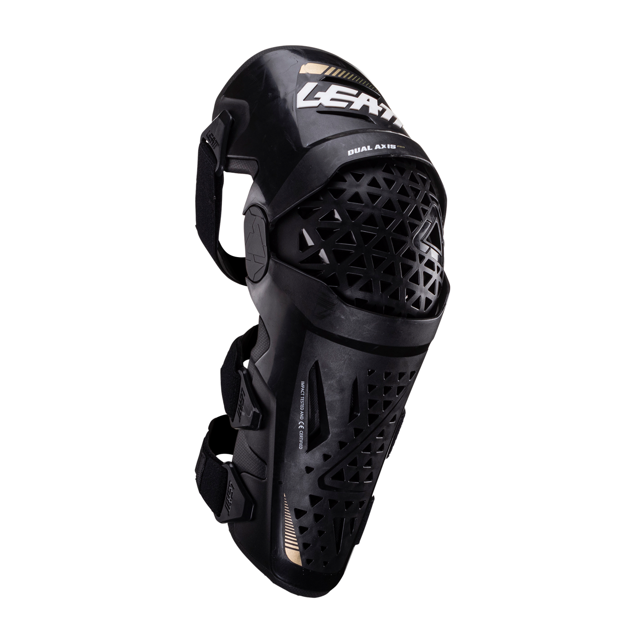 Leatt Dual Axis Pro MX Knee & Shin Guard Black