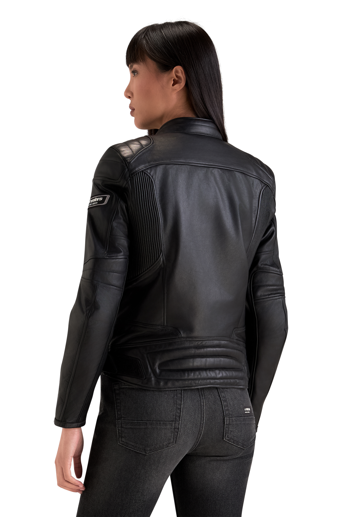 Chaqueta de Moto de Cuero Alpinestars Revea Mujer