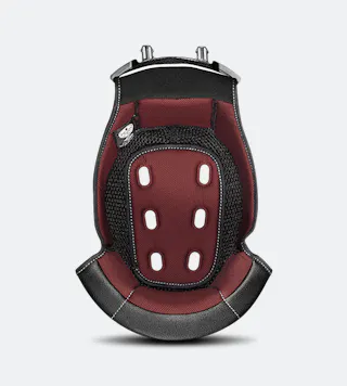 Nolan N80-8 MC Helmet Lining Black-Red