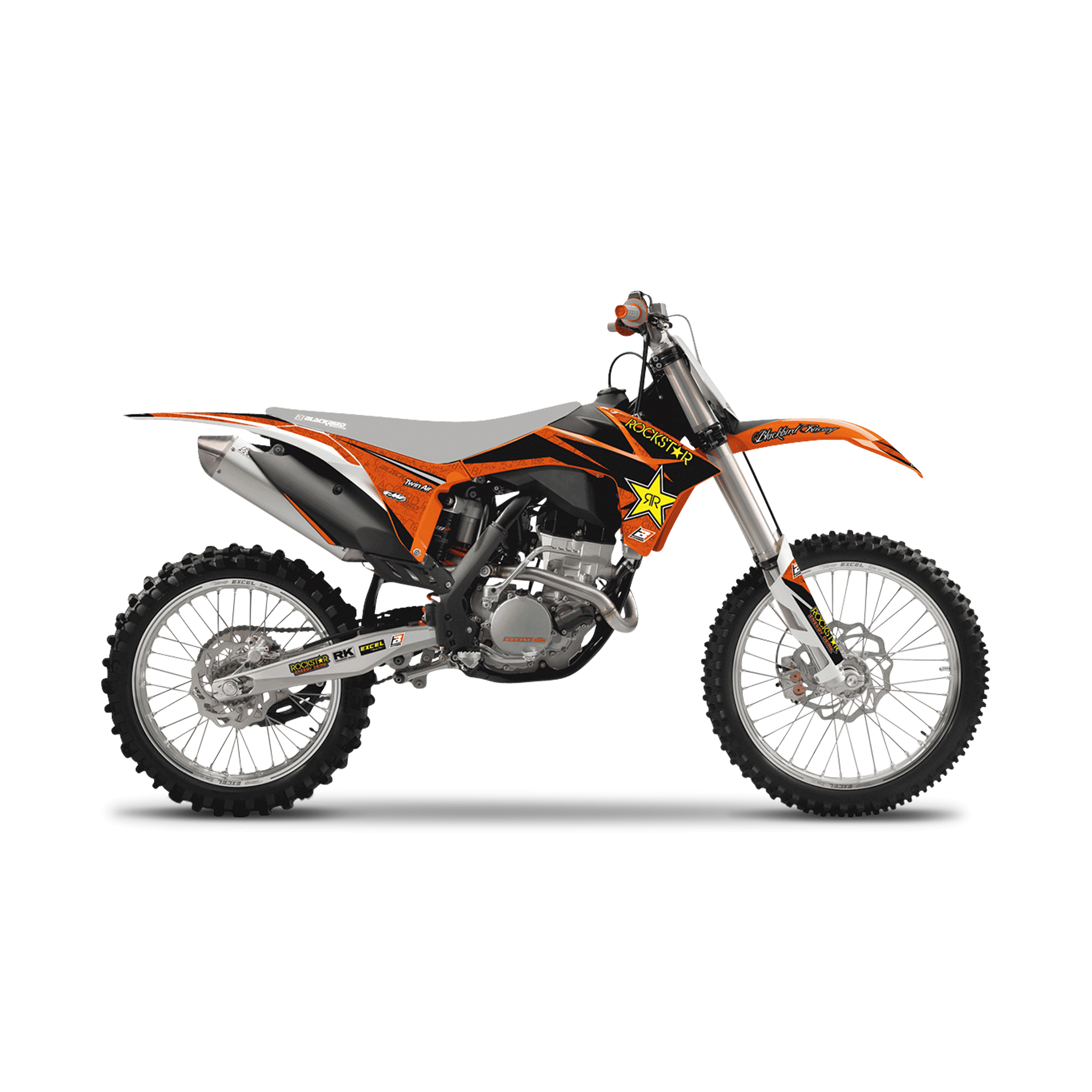 Juego de Adhesivos Blackbird Rockstar Energy