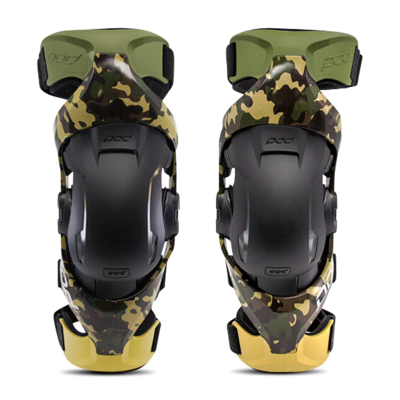 POD K4 Youth Knee Guards Pair Camo 24mx