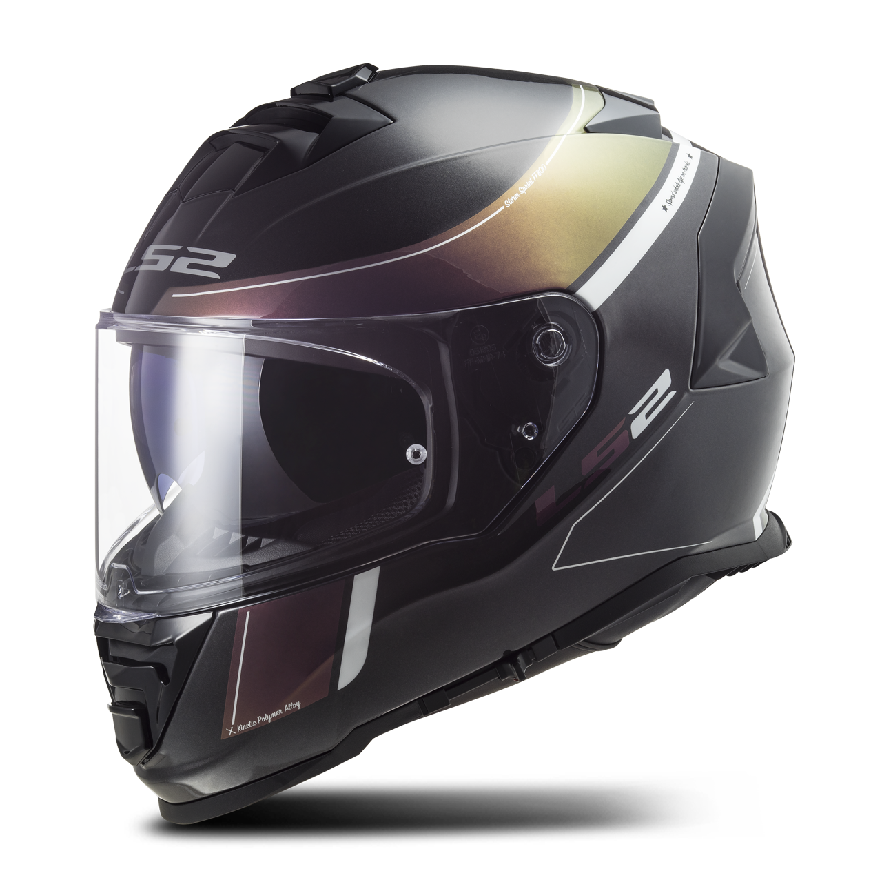 Casco Integral LS2 FF800 STORM Aterciopelado-Arcoíris