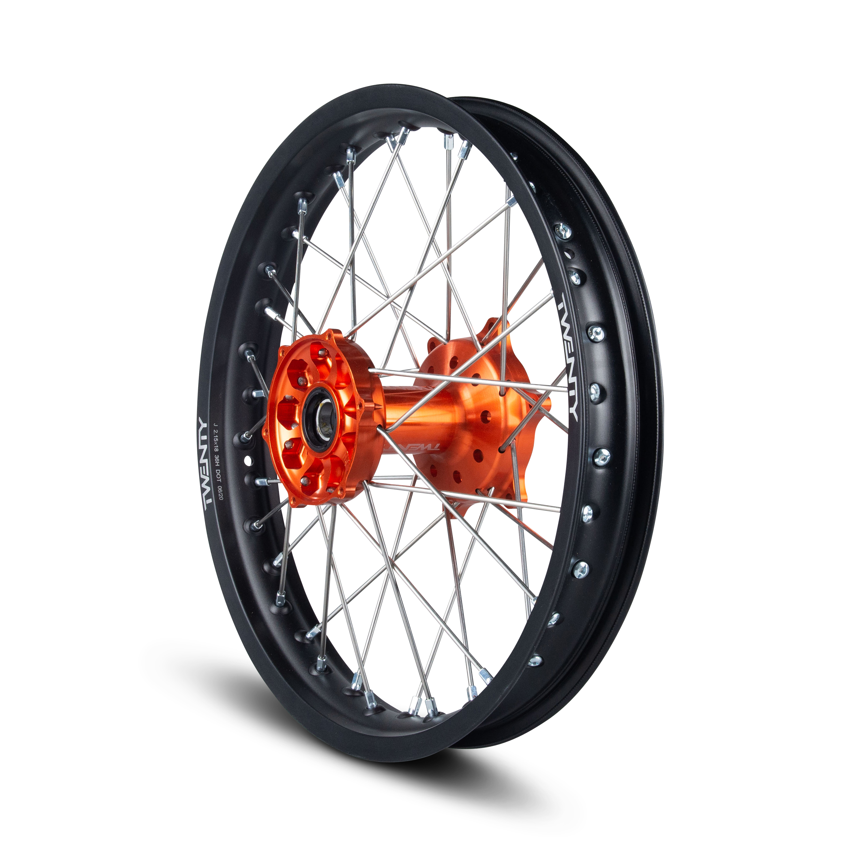 Roată Spate Twenty MX 19" Negru-Portocaliu