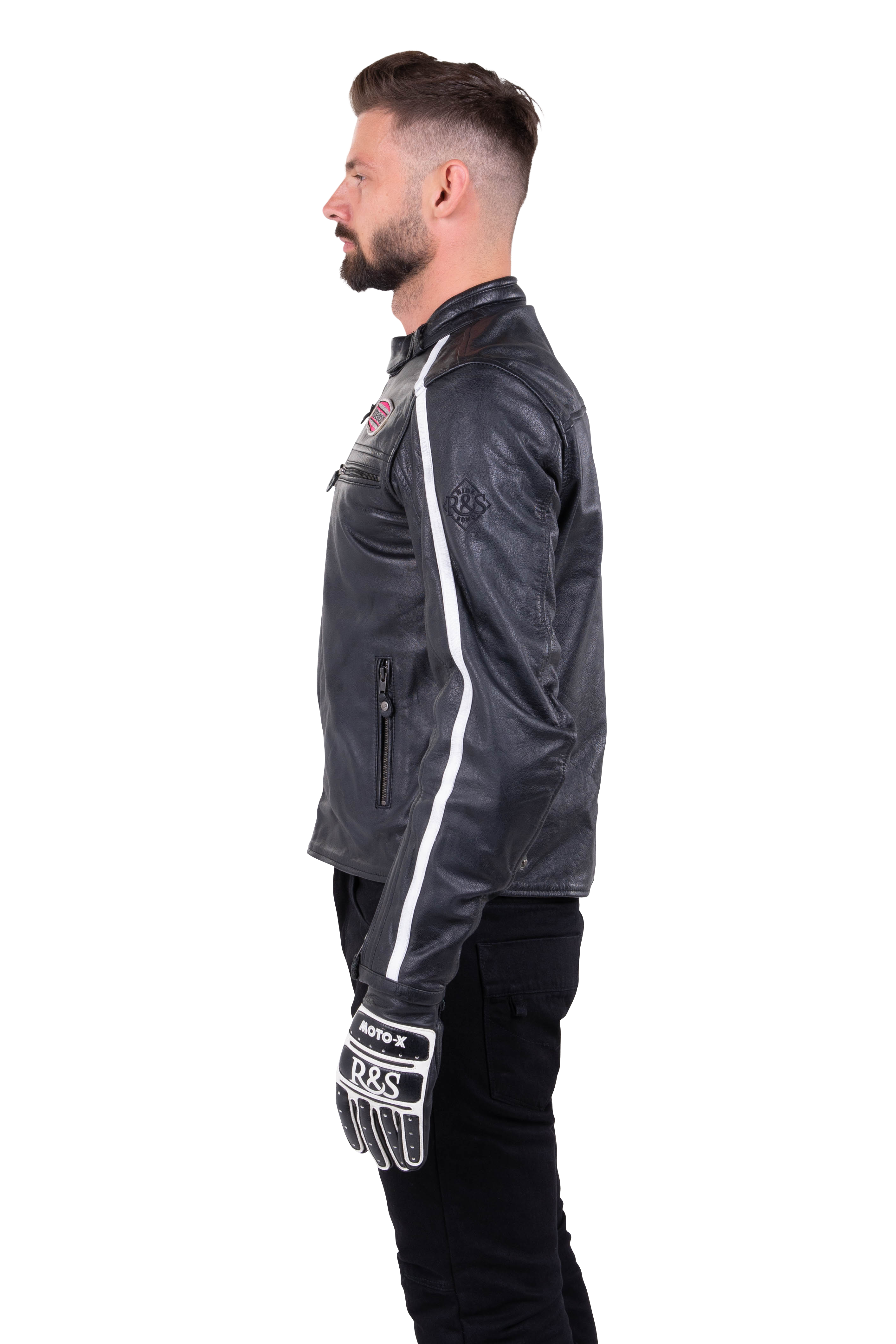 Ride&Sons Heritage Racing Grand Prix Motorcycle Jacket