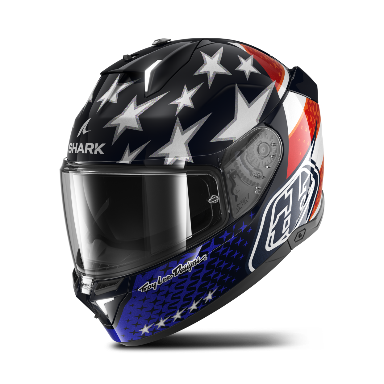 シャークヘルメット SHARK SKWAL i3 XLサイズ Shark Skwal i3 Us Flag Full Face Helmet | 24mx
