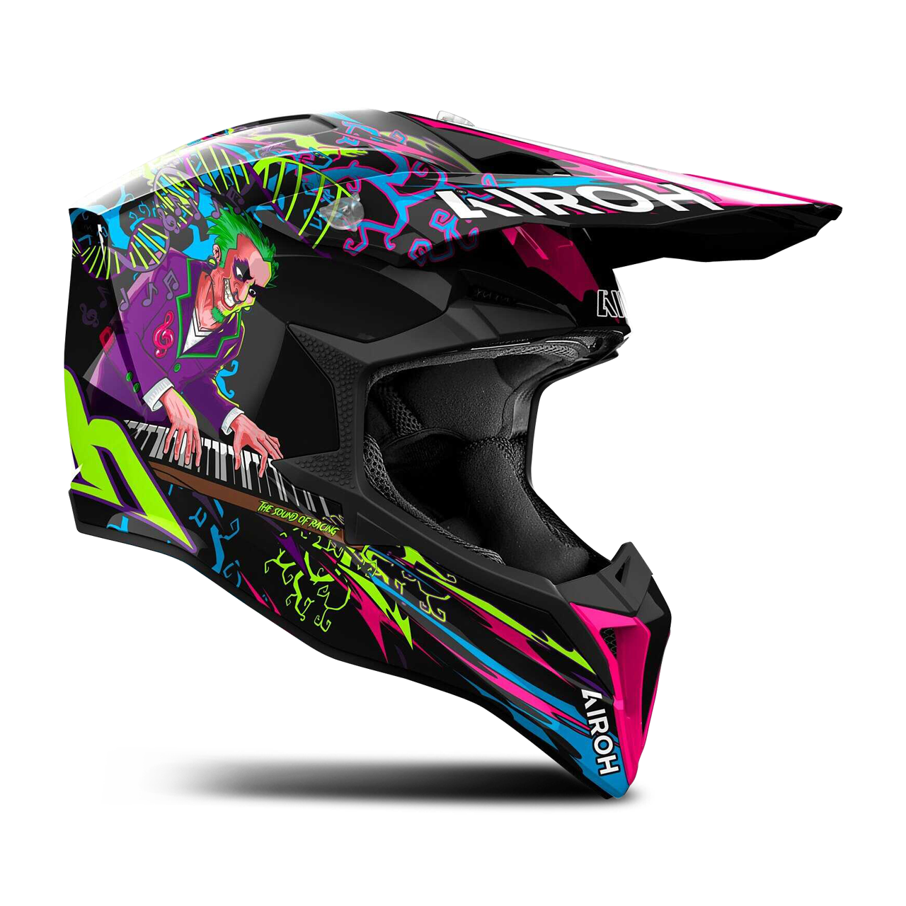 Casco de Cross Airoh Wraaap Music